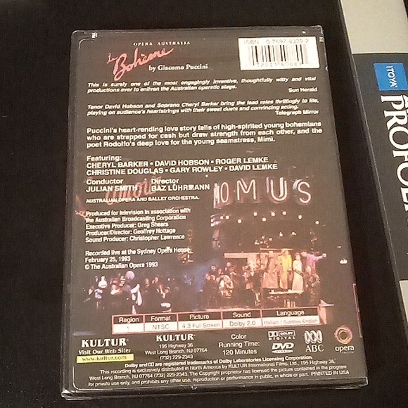 La Boheme Opera Australia DVD - Picture 2 of 2